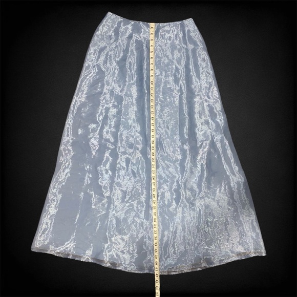 Vintage Powder Blue Maxi Skirt Randi May Collection - Picture 6 of 8